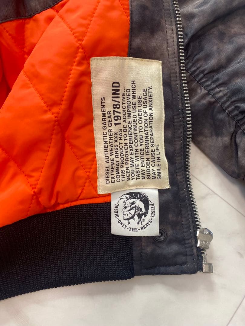 美品✨DIESEL MA-1 ボンバージャケット デジタルカモ y2k