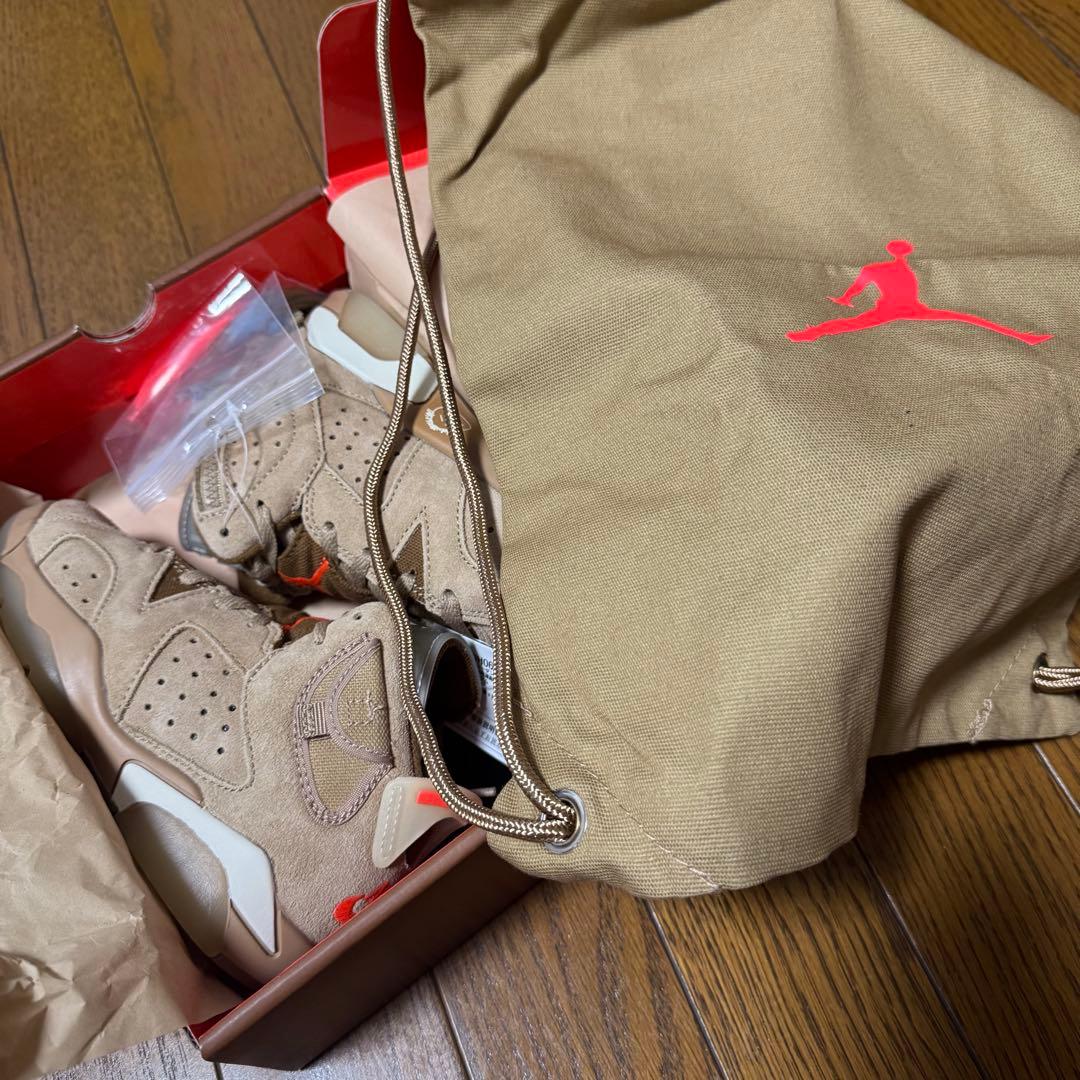 キッズ Air Jordan 6 x Travis Scott ジョーダン ナイ