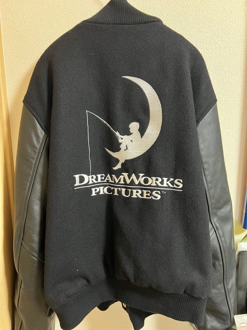 90s DREAM WORKS レザースタジャン/ドリームワークス - メルカリ
