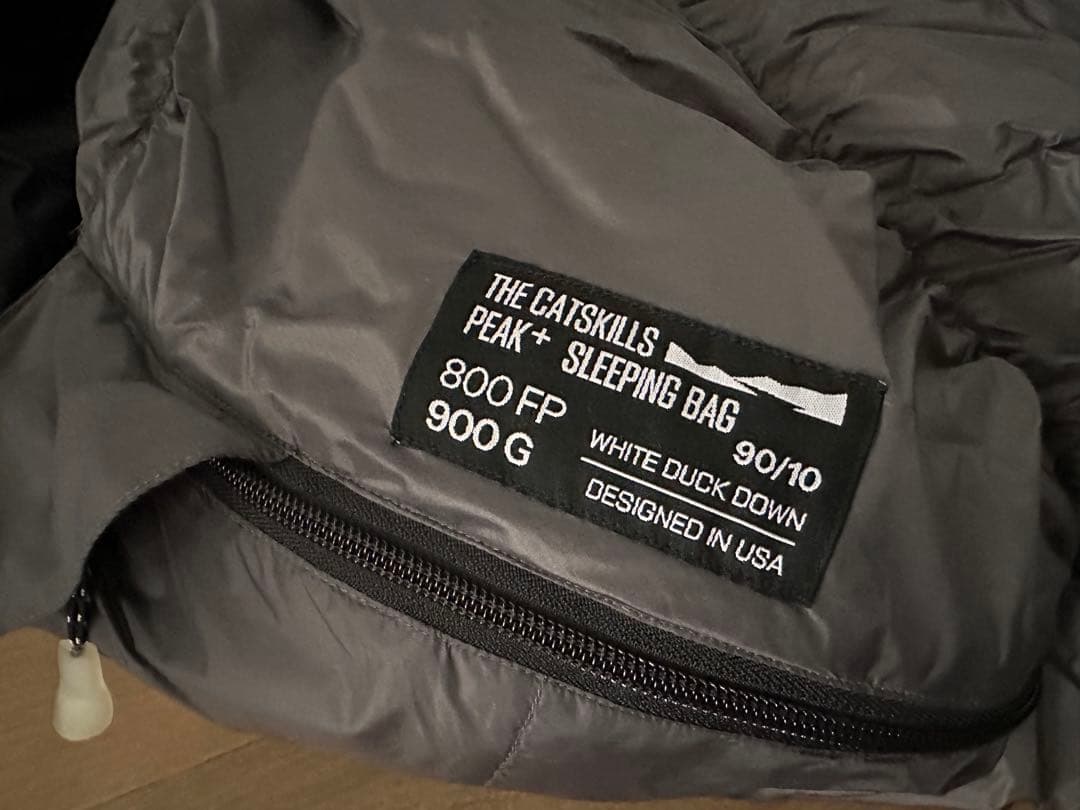 【未使用品】BROOKLYN OUTDOOR COMPANY シュラフ900g