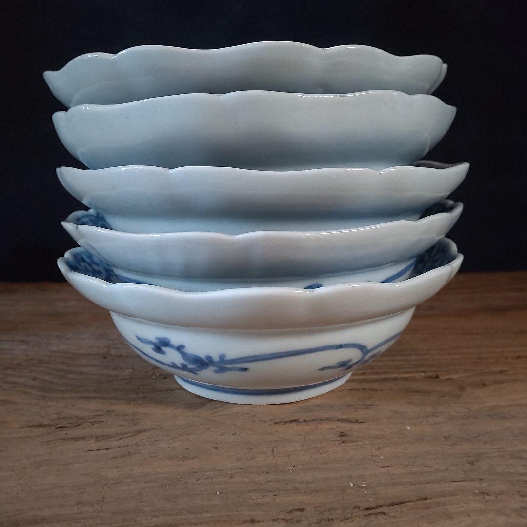 柿右衛門窯／酒井田柿右衛門　角福／渦福、5客