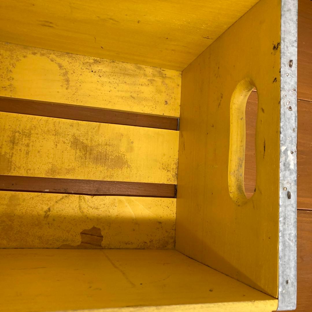 N391② ビンテージ ウッドクレート SQUIRT スクワート・ボーイ レトロ