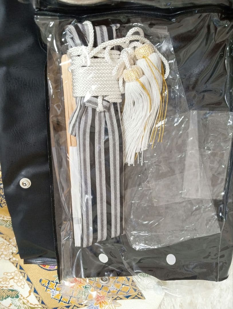 七五三　5才　五歳　着物セット　袴　羽織　　兜　カブト　フルセット