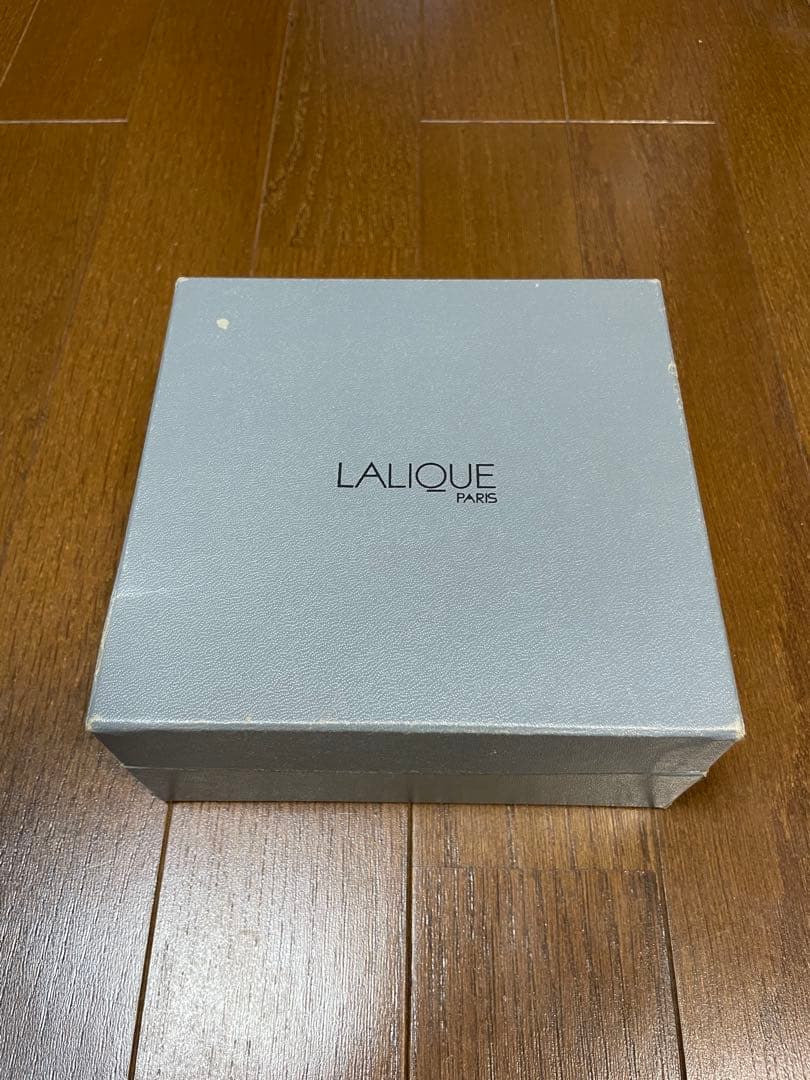 LALIQUE フランス　青緑色 花瓶
