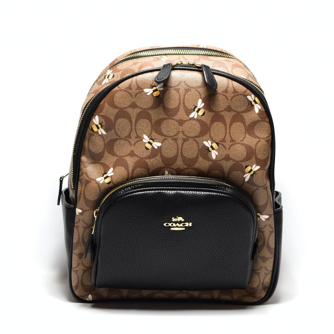 【新品未使用】COACH　コーチ　リュック バックパック　レディース　蜂柄
