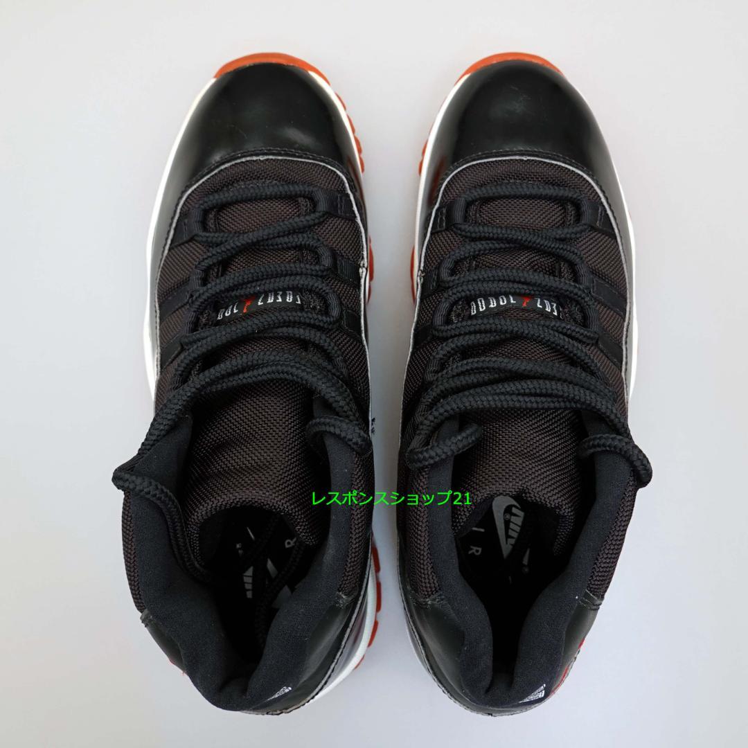 【未使用28㎝】エアジョーダン11 OG \"プレーオフ (1995)\" 　黒赤