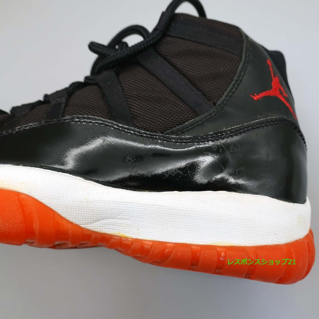【未使用28㎝】エアジョーダン11 OG \"プレーオフ (1995)\" 　黒赤