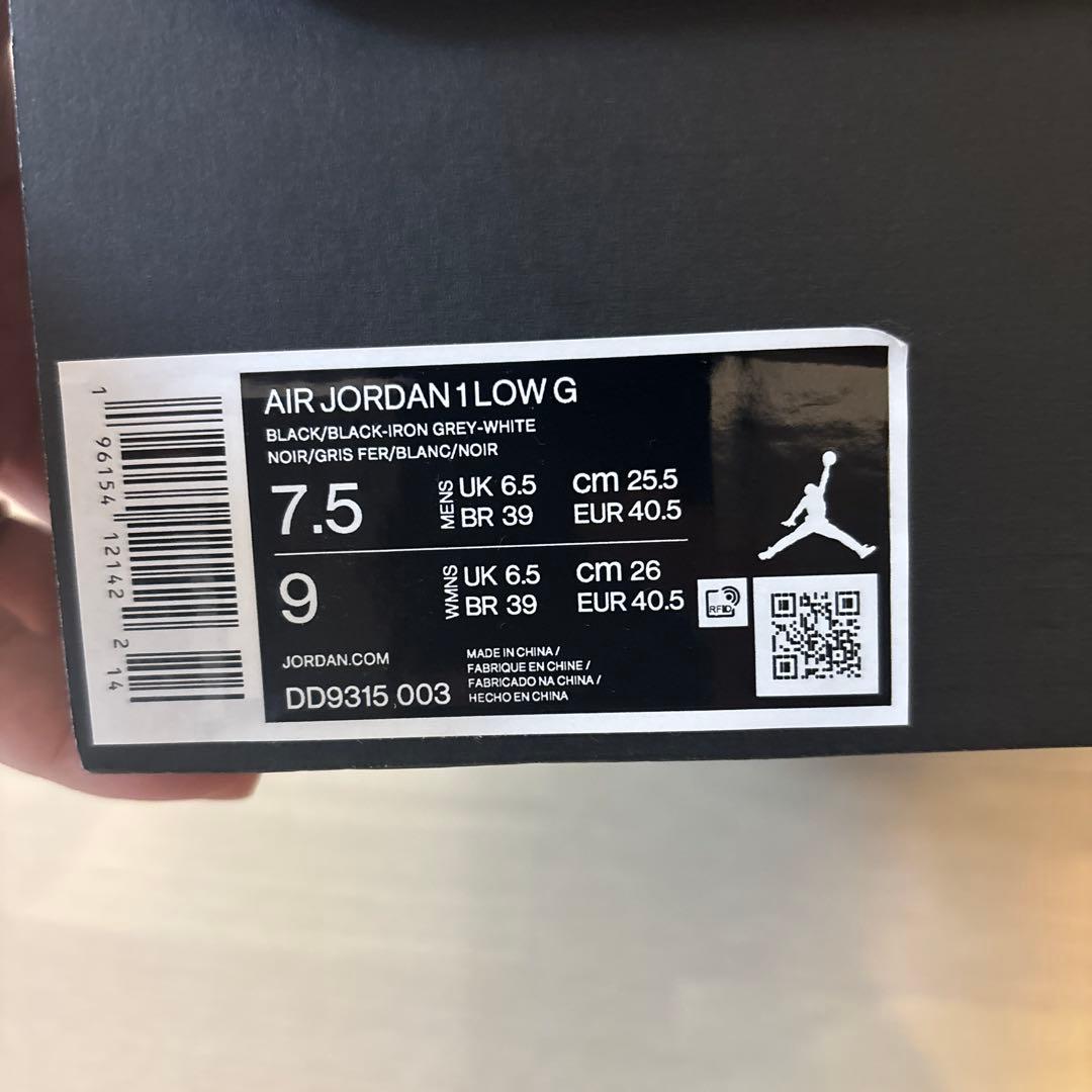 シューズ(男性用) NIKE air jordan 1 low G golf 25.5cm