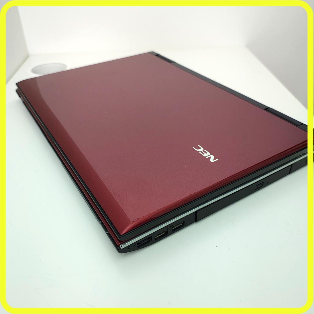 赤　Core i7　新品SSD512⭐️windows11ノートパソコン　748