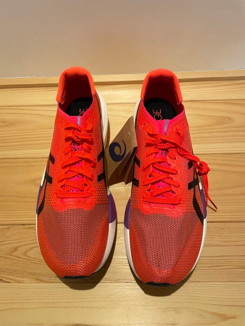 ASICS ランニングシューズ オレンジ