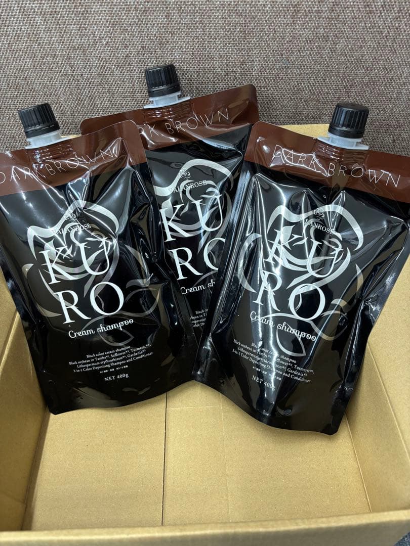 KURO Cream Shampoo 600g 3本セット新品