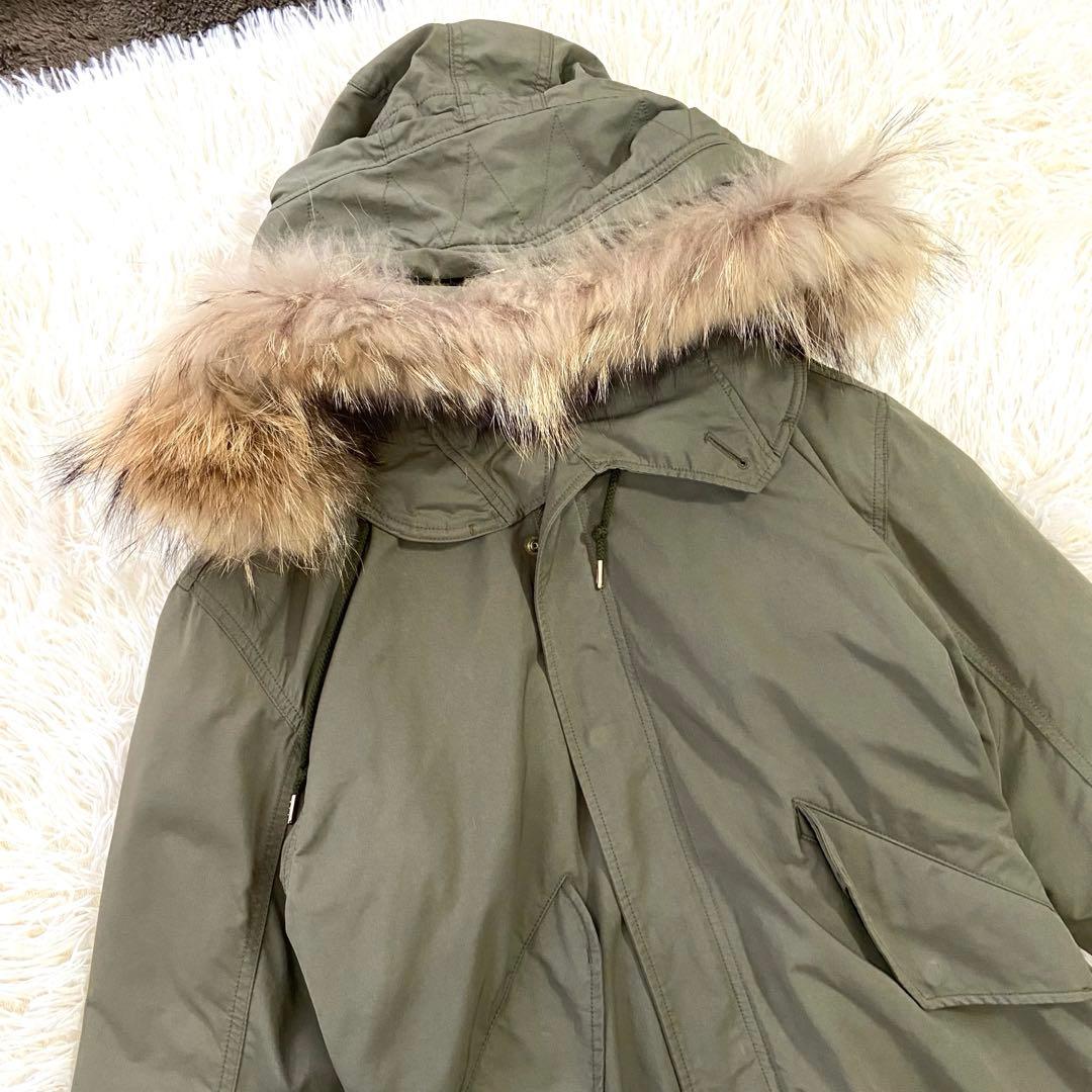 Deuxieme Classe ドゥーズィエムクラス モッズコートラビットファー