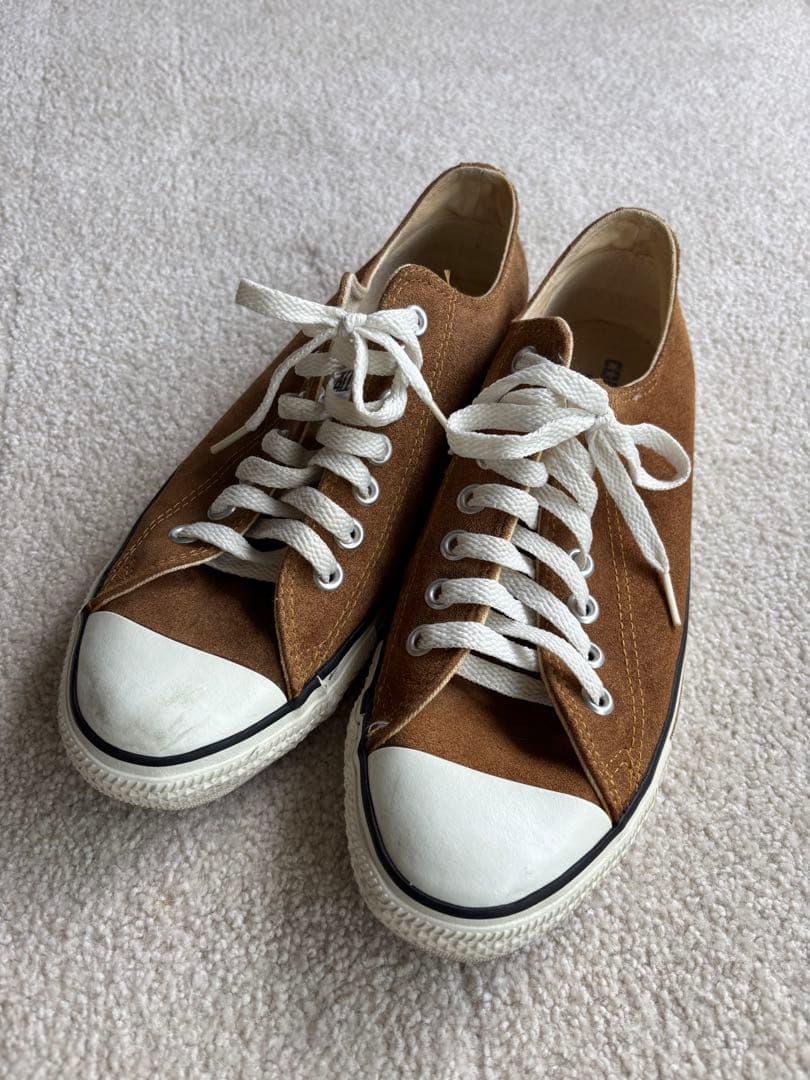 希少90s USA製 converseコンバースALLSTAR スエード27.5