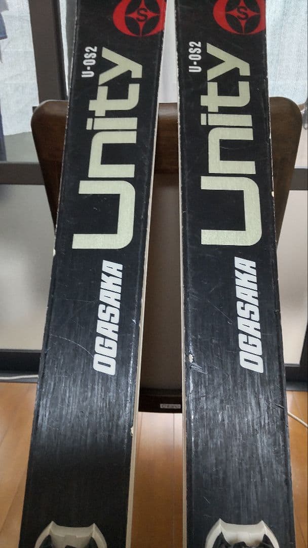 OGASAKA Unity U-0S2 スキー板 165cm（ビンディング付き）