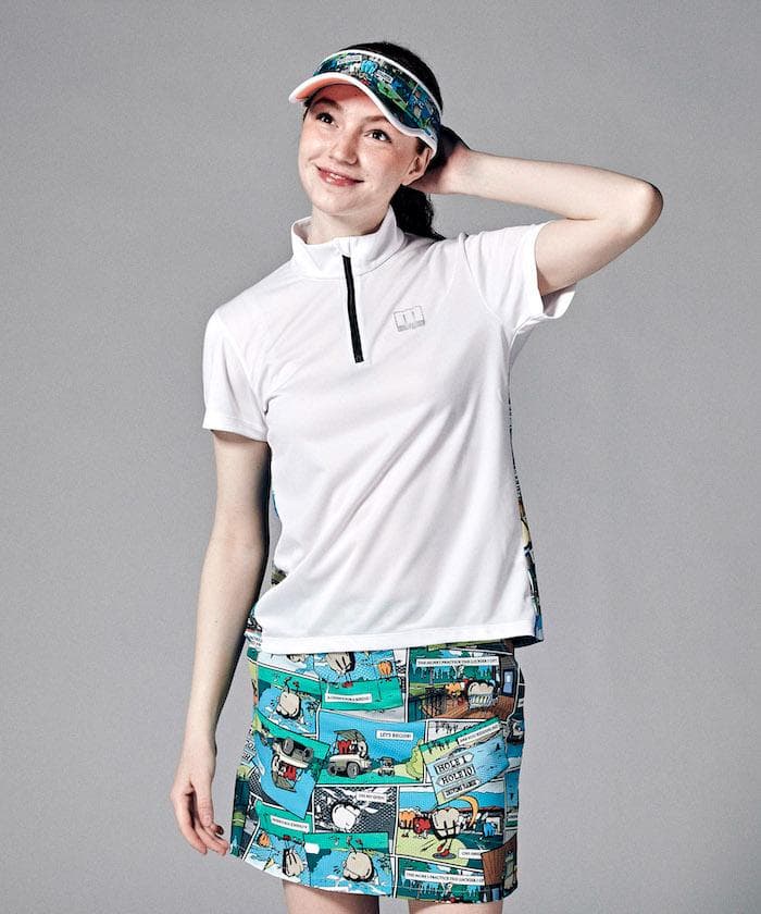 マンシングウェア　レディースゴルフ　コミック柄　2点セット