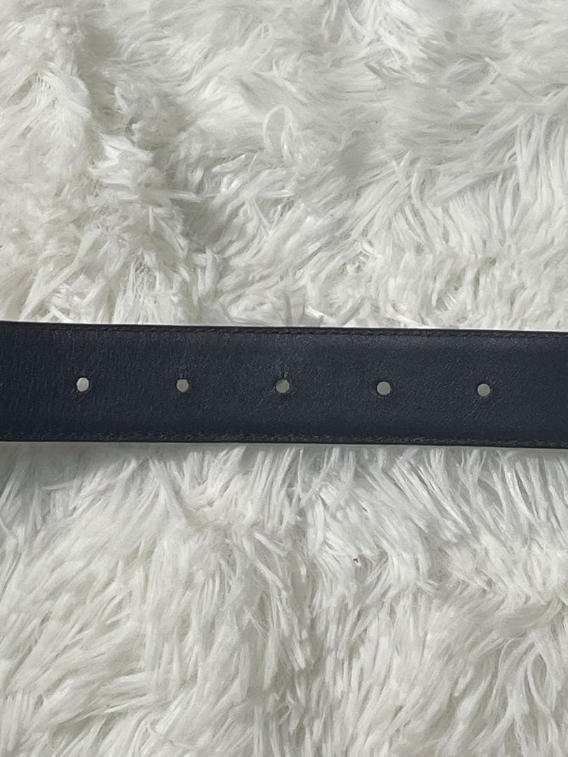 美品　DIOR ディオール ロゴバックル 本革リバーシブル ベルト 箱付き