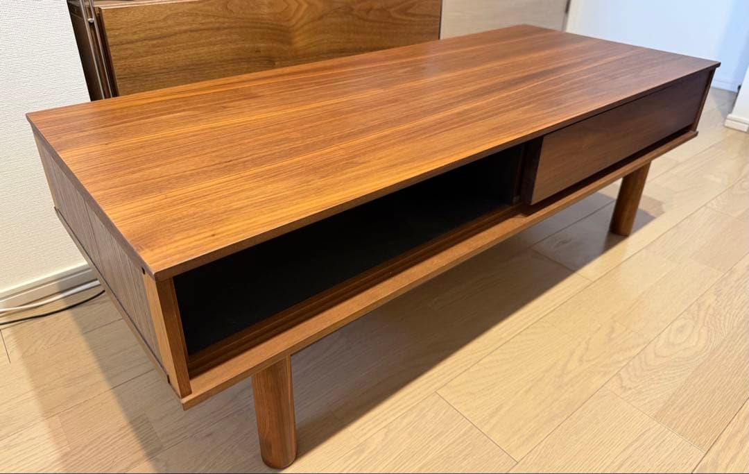 Crastina センターテーブル110 ウォルナット 安い 通販