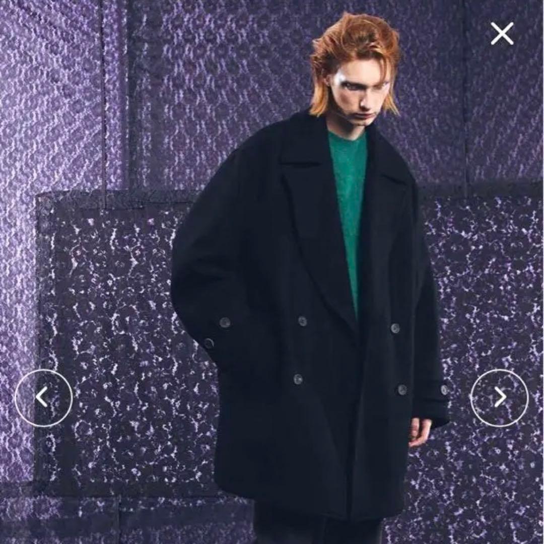 MAISON SPECIAL】クロスメルトンプライムオーバーPコート サイズ1