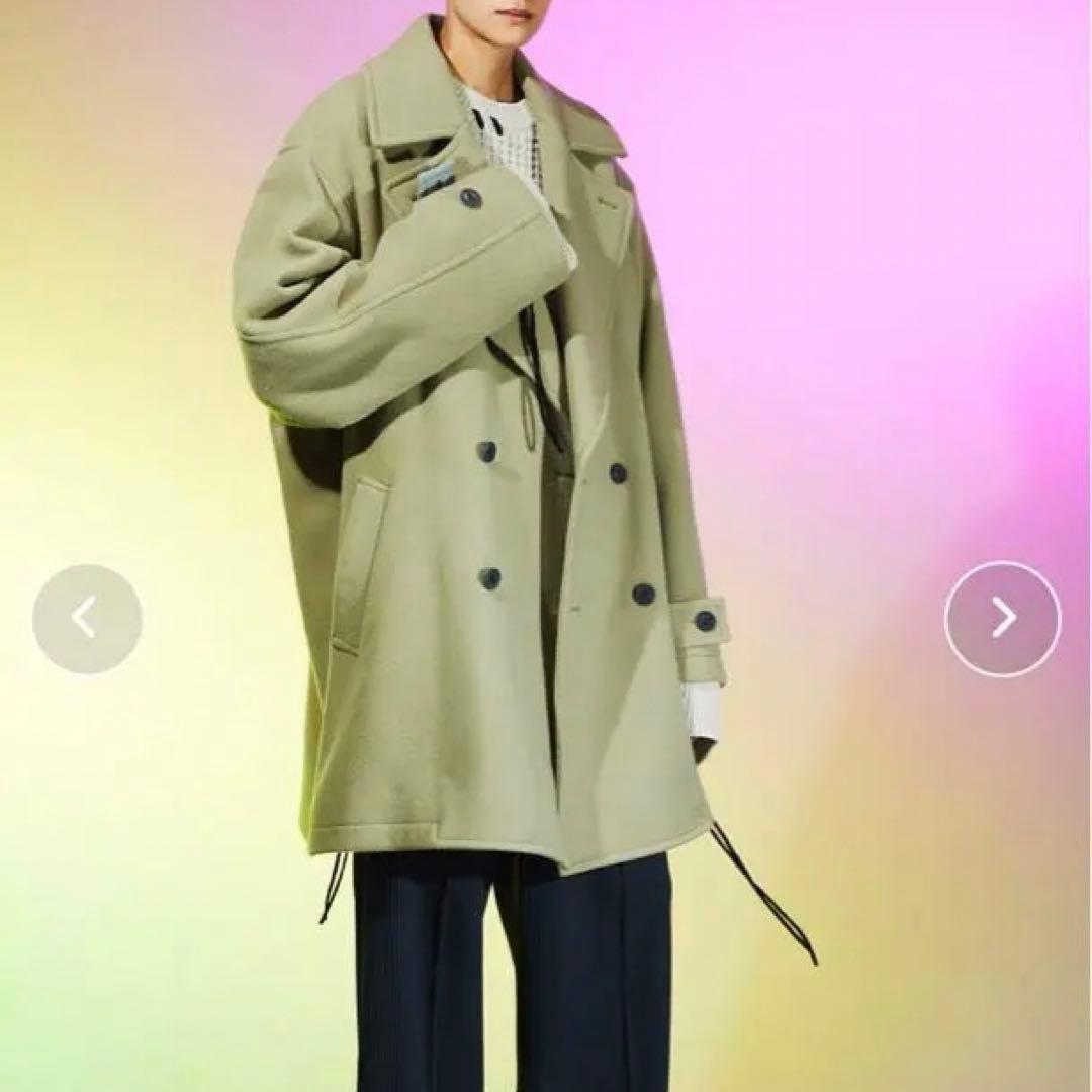 MAISON SPECIAL】クロスメルトンプライムオーバーPコート サイズ1