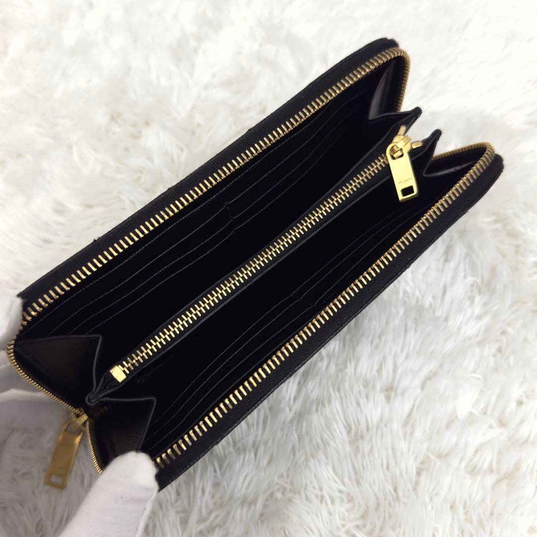 未使用級⭐️SAINT LAURENT サンローラン ラウンドファスナー 長財布