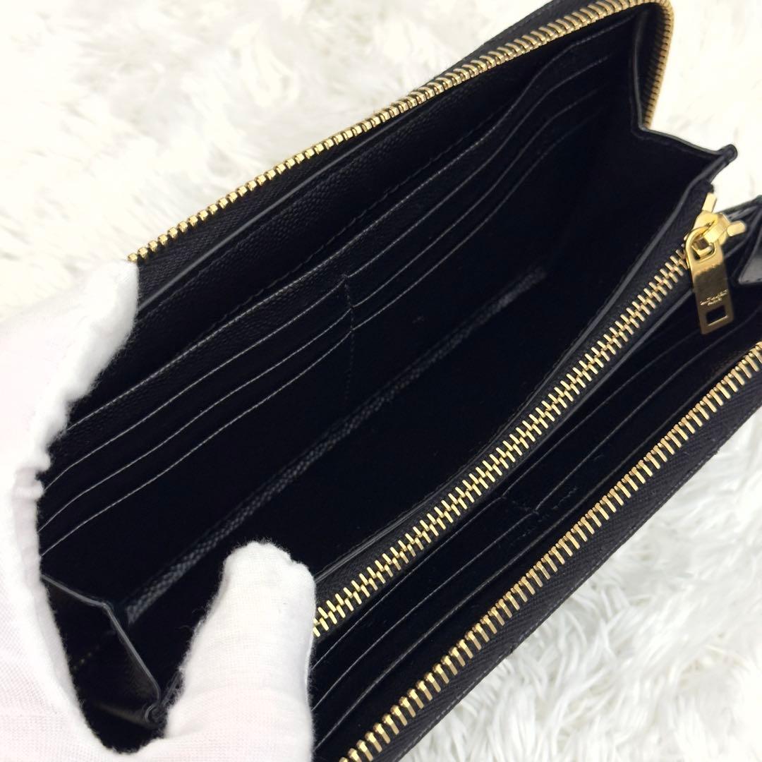 未使用級⭐️SAINT LAURENT サンローラン ラウンドファスナー 長財布