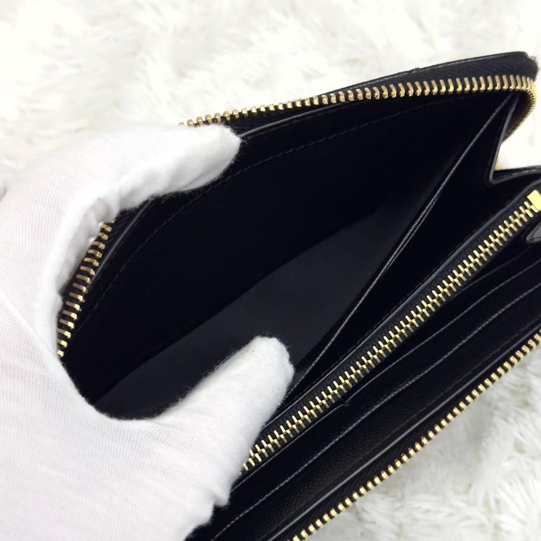 未使用級⭐️SAINT LAURENT サンローラン ラウンドファスナー 長財布