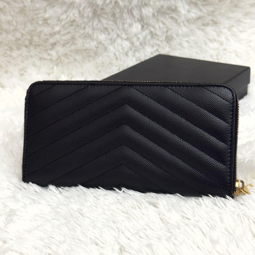 未使用級⭐️SAINT LAURENT サンローラン ラウンドファスナー 長財布