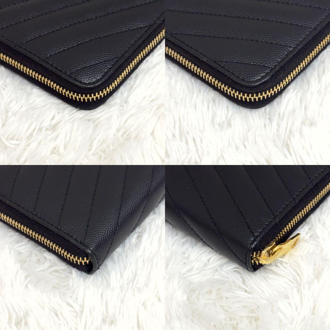 未使用級⭐️SAINT LAURENT サンローラン ラウンドファスナー 長財布