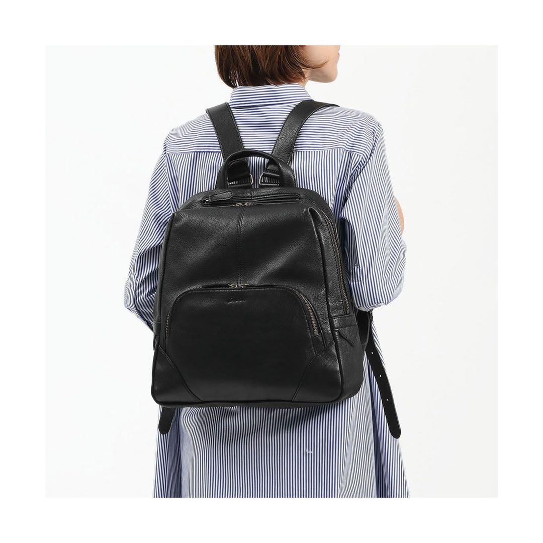 【未使用保管品】ダコタ ファレル オールレザー リュック バックパック　ブラック