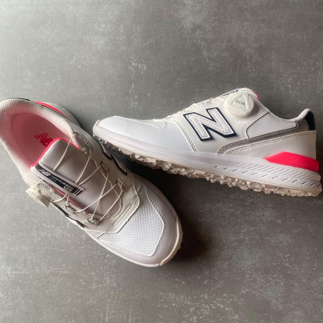美品 New Balance ゴルフシューズ