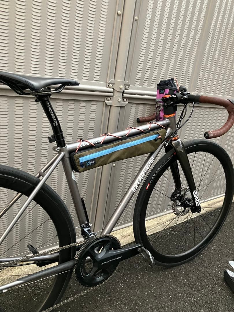 ハンドメイド 上下分割式フルフレームバッグ X-PAC オリーブ マルベリー