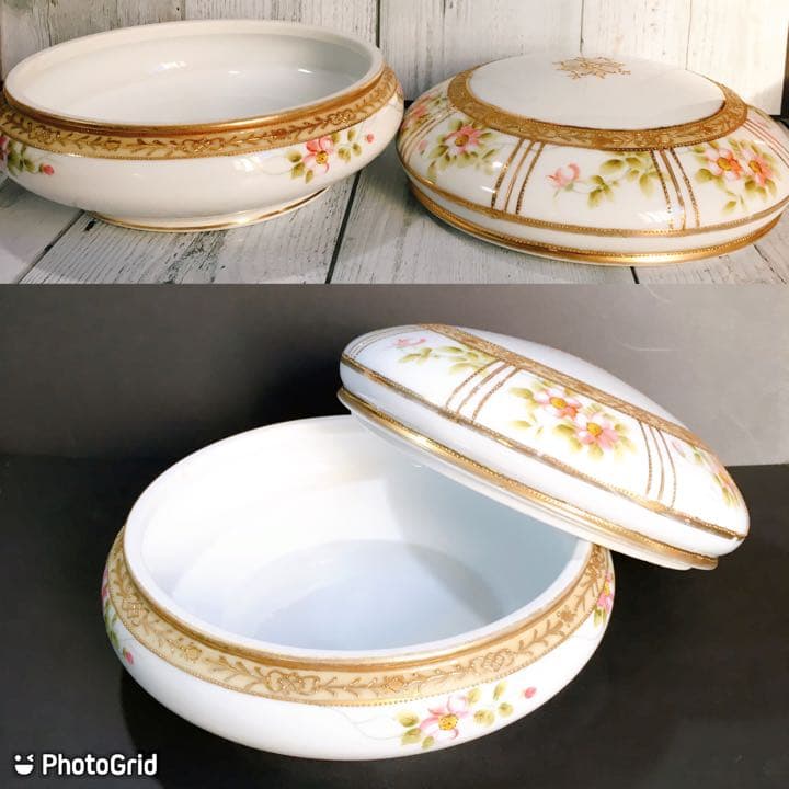 オールドノリタケ 盛上げ ボンボニエール モリムラ 里帰りoldnoritake