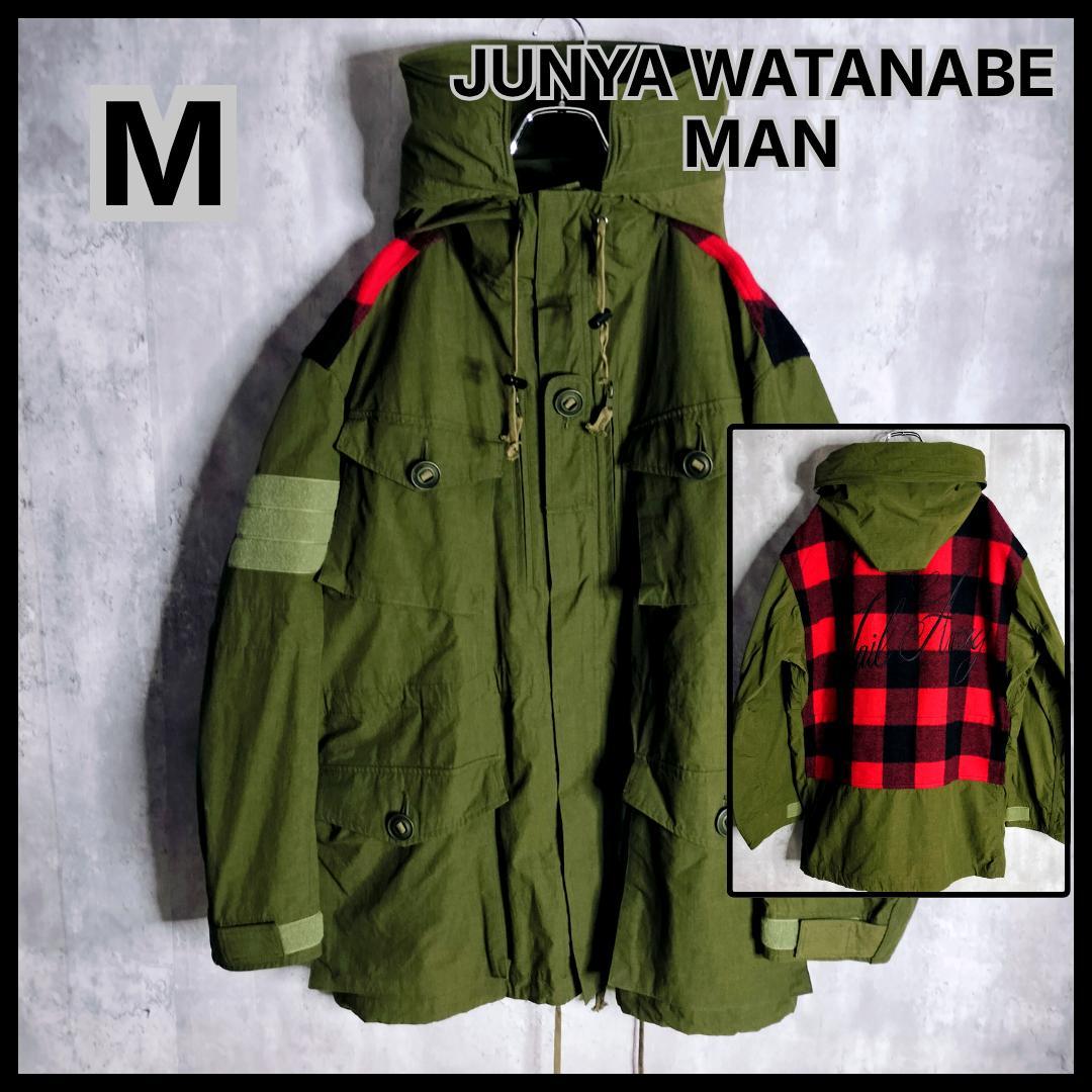 ジュンヤワタナベマン M-51モッズコート バッファローチェック切替