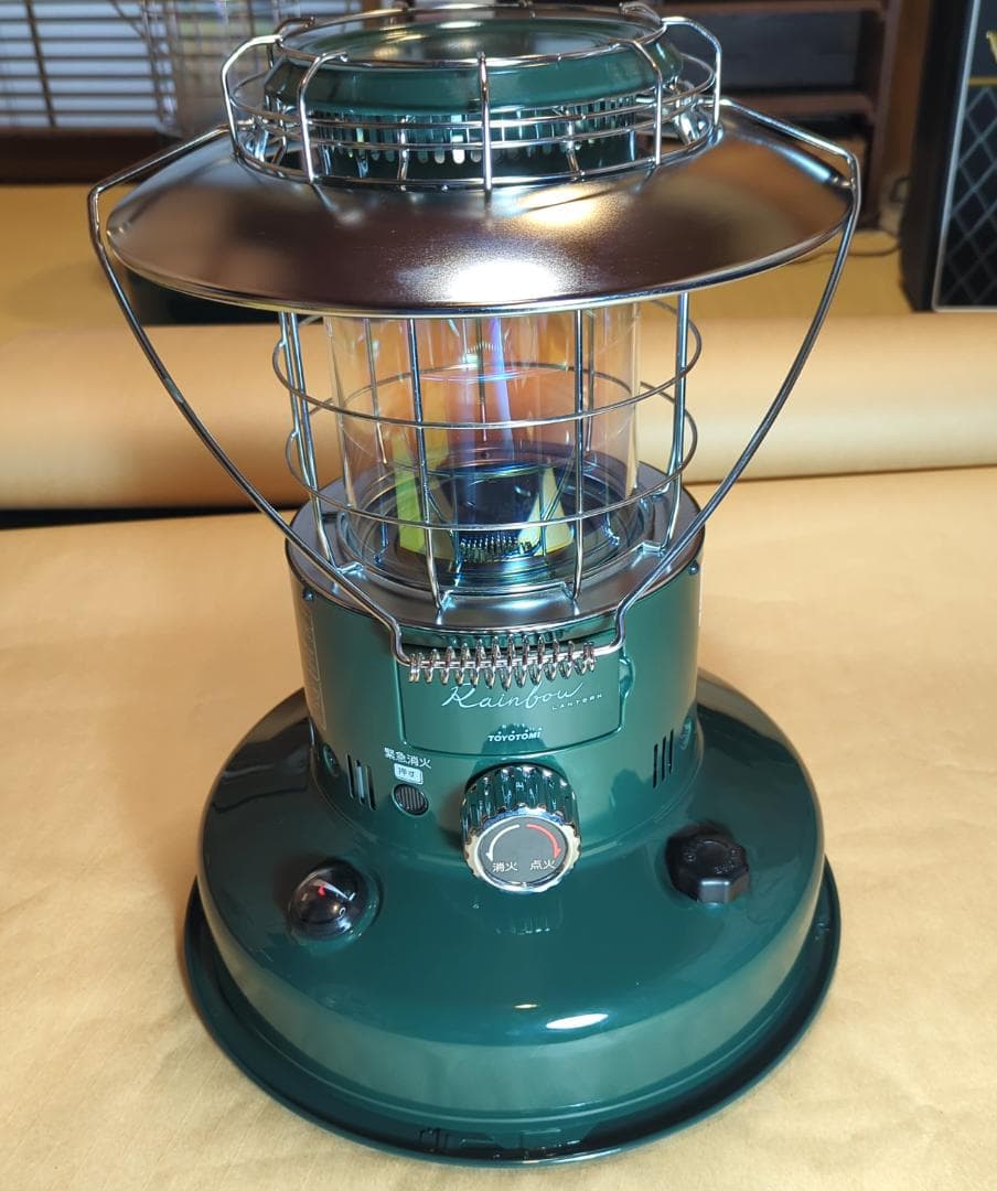 使用極少】トヨトミレインボーランタンストーブ RL-251ダークグリーン