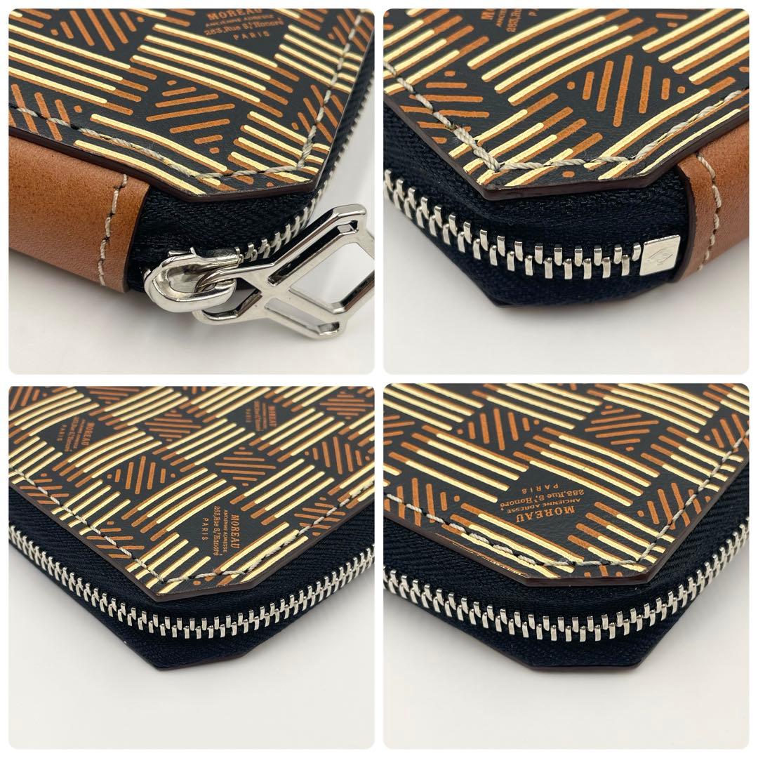 【未使用級・定価11万】 モローパリ コンチネンタル 長財布 カーフスキン