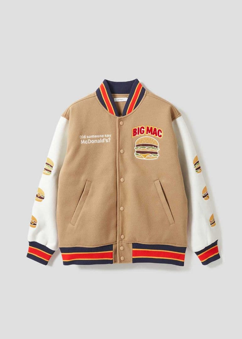 全店舗完売！】グラニフ✕マクドナルド ビッグマックスタジャン XL