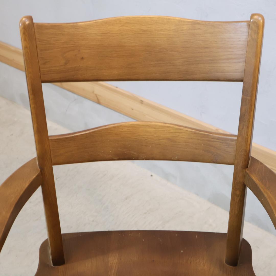 イバタインテリア グレース オーク ダイニングチェア 2脚セット アームチェア