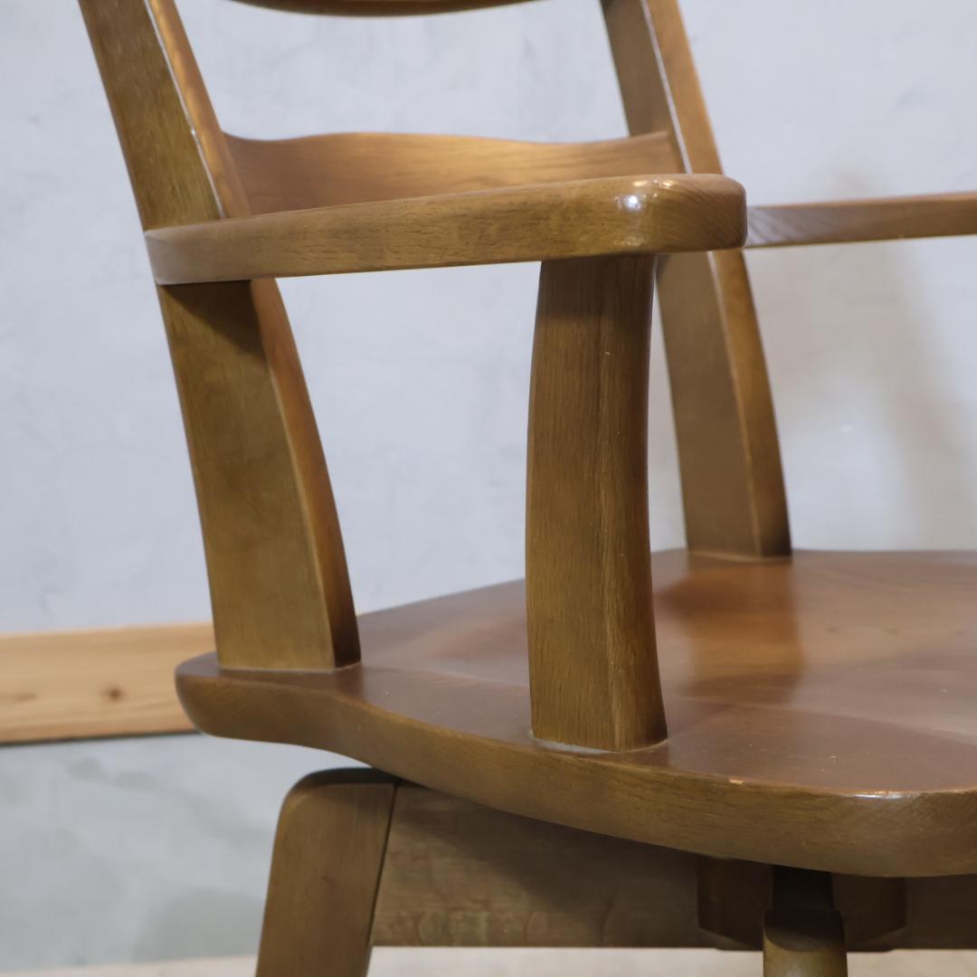 イバタインテリア グレース オーク ダイニングチェア 2脚セット アームチェア