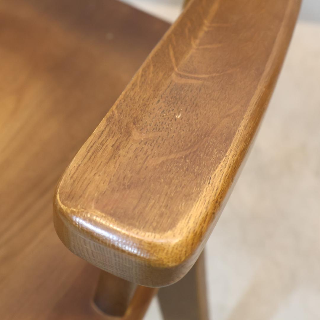 イバタインテリア グレース オーク ダイニングチェア 2脚セット アームチェア