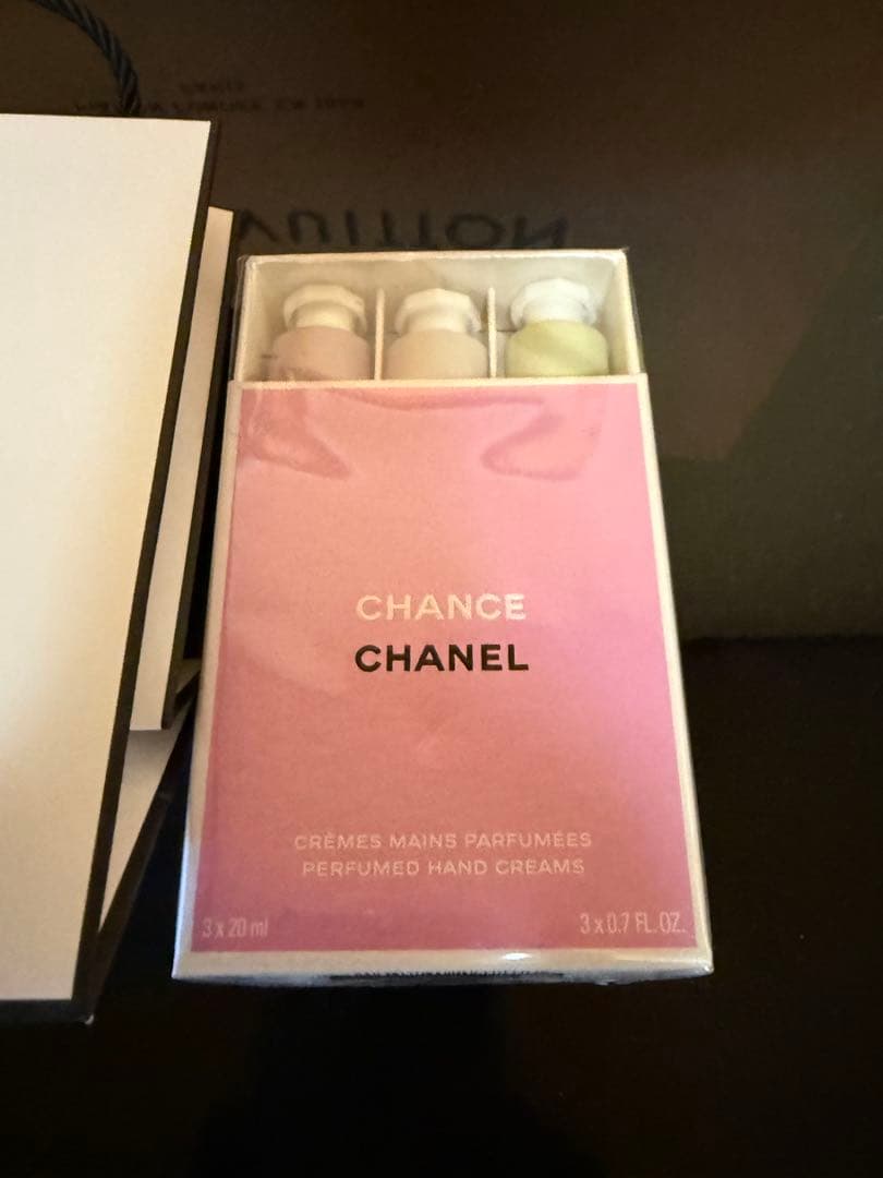 新品未使用　シャネル CHANEL チャンス ハンドクリーム 3本
