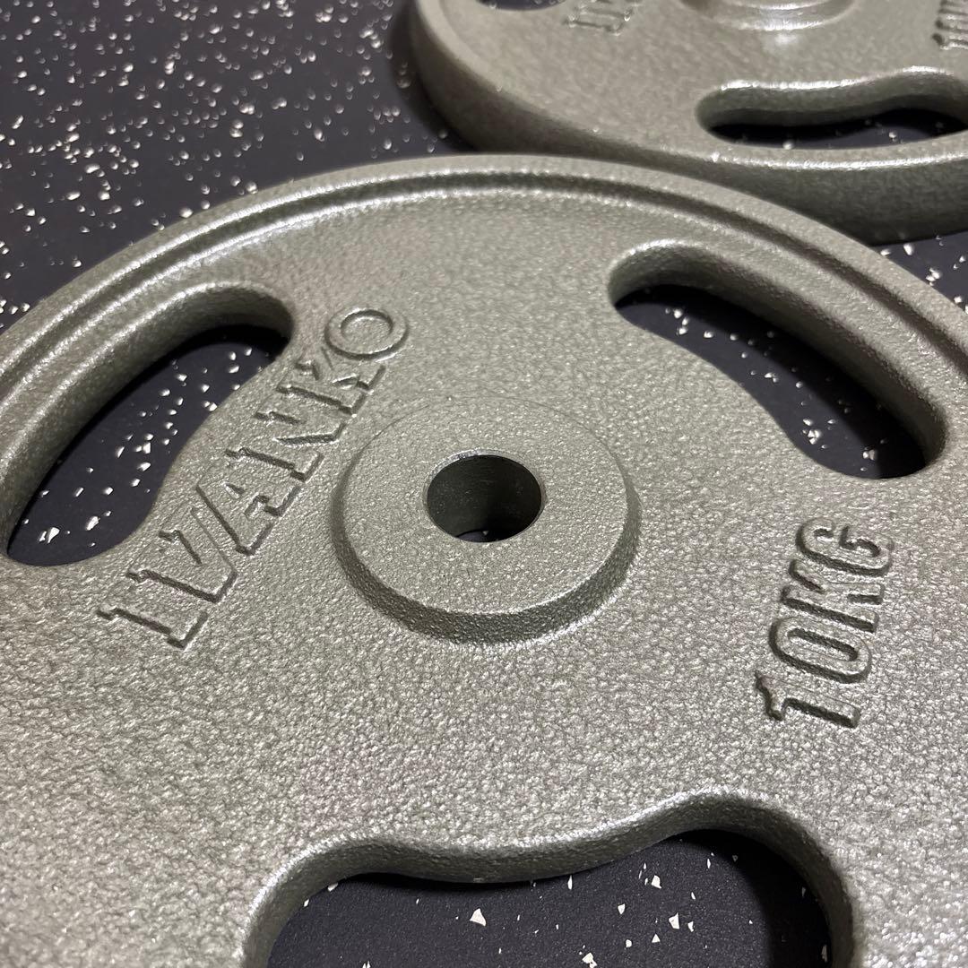 IVANKO ペイントEZグリッププレート 10kg 2枚セットΦ28mm 美品