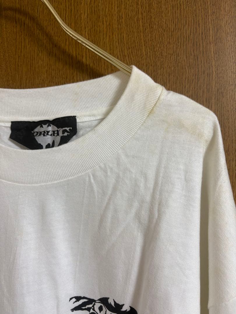 超希少！未使用ZORLACゾーラック！ホワイト！ビンテージロングスリーブTシャツ