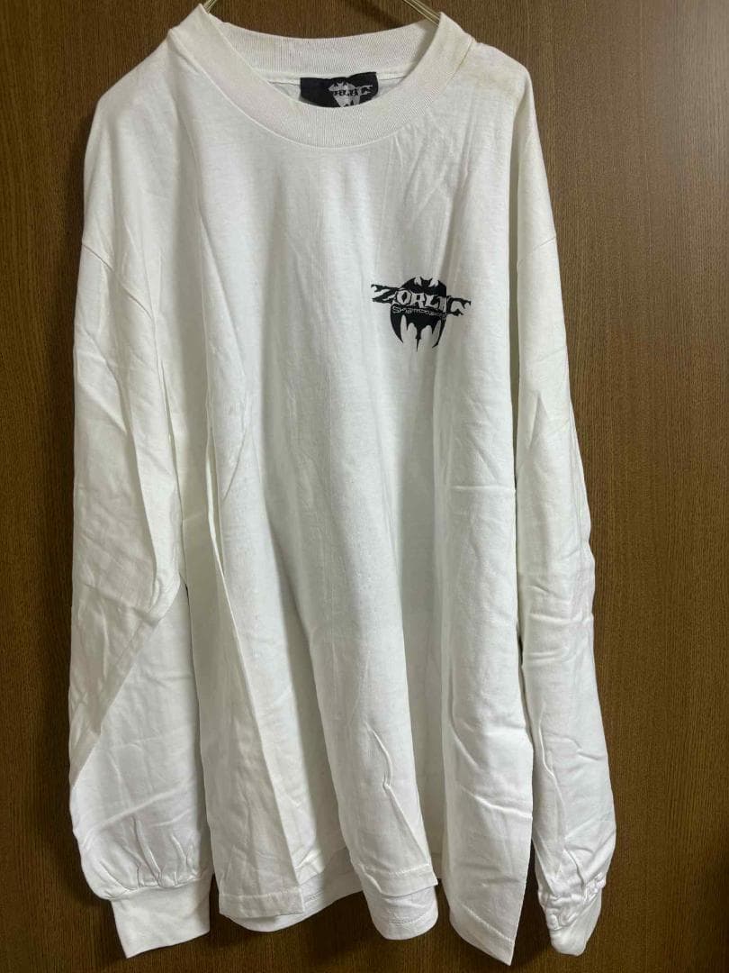 超希少！未使用ZORLACゾーラック！ホワイト！ビンテージロングスリーブTシャツ