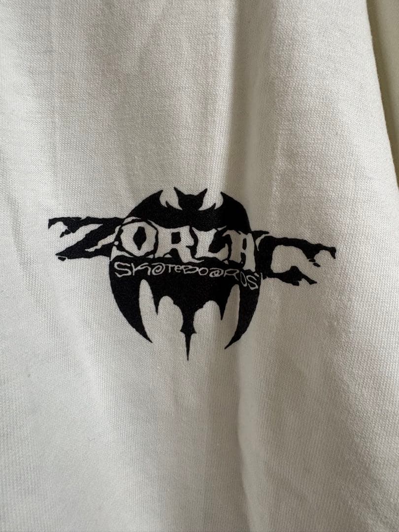 超希少！未使用ZORLACゾーラック！ホワイト！ビンテージロングスリーブTシャツ