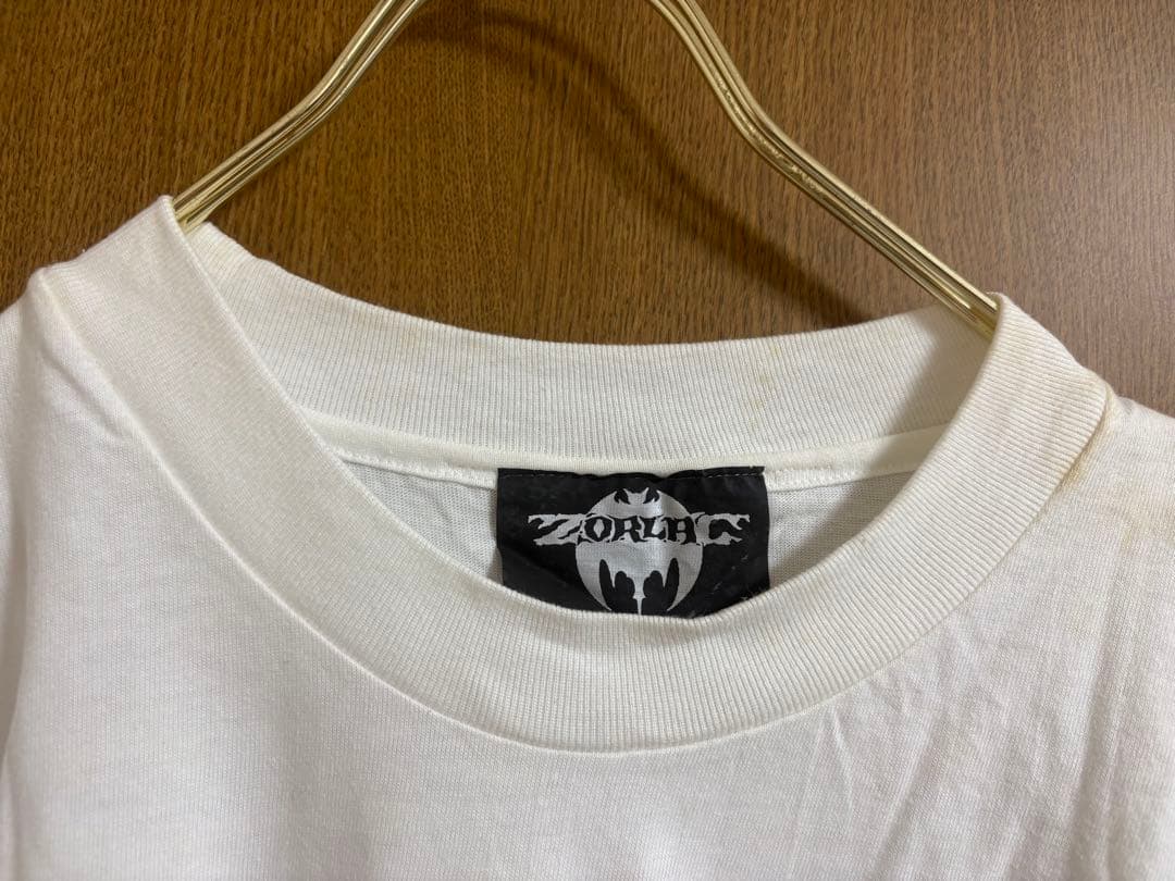 超希少！未使用ZORLACゾーラック！ホワイト！ビンテージロングスリーブTシャツ