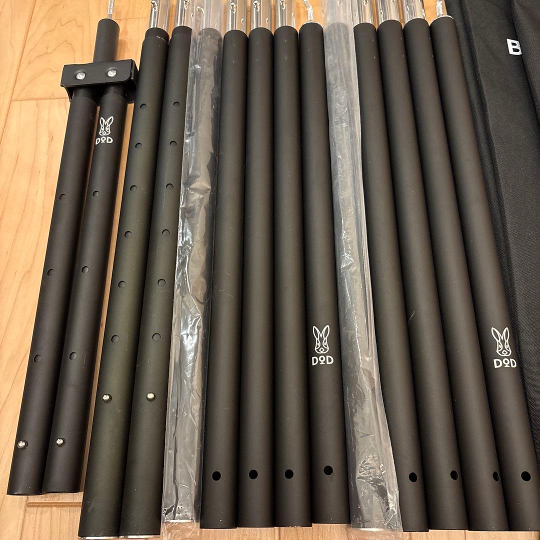 DOD フタマタノサソイ フタマタノバシ ビッグタープポール×2 セット