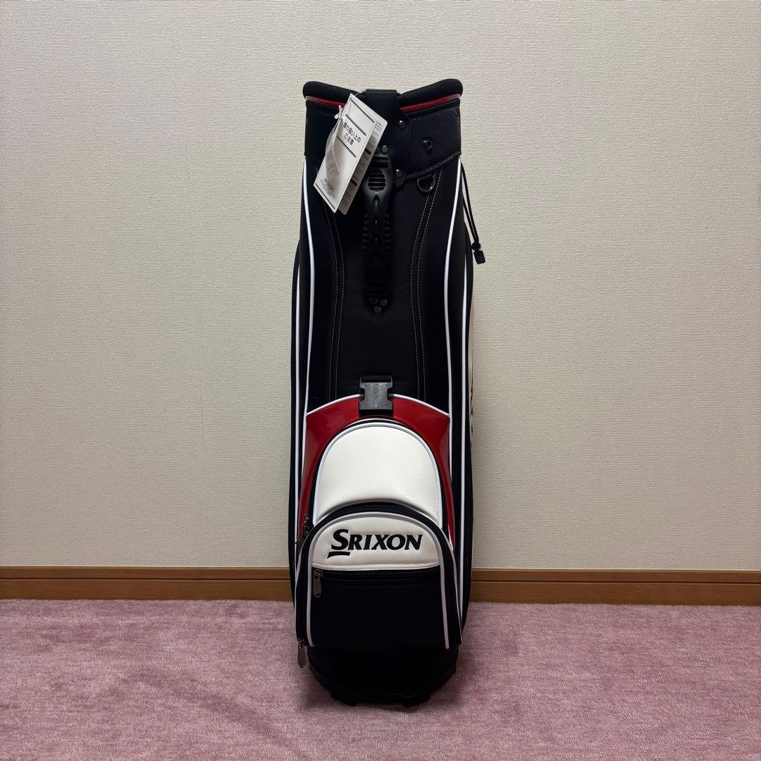 【新品未使用 袋保管】SRIXONキャディバッグ GGC-S155G 白/黒/赤