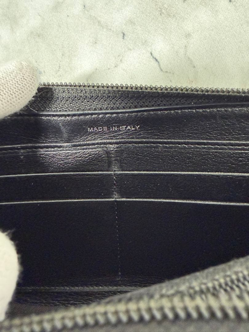 値下げ中 CHANEL カメリアモチーフ ラムスキン ラウンドファスナー 長財布