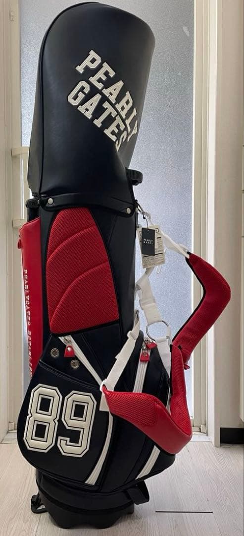 ⭐︎PEARLY GATES パーリーゲイツ ゴルフバッグ トリコロールカラー⭐︎