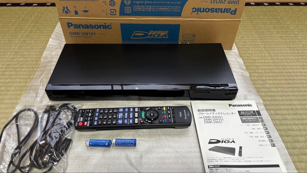 タイムセール　美品　Panasonic DMR-2W101 1TB HDD内蔵